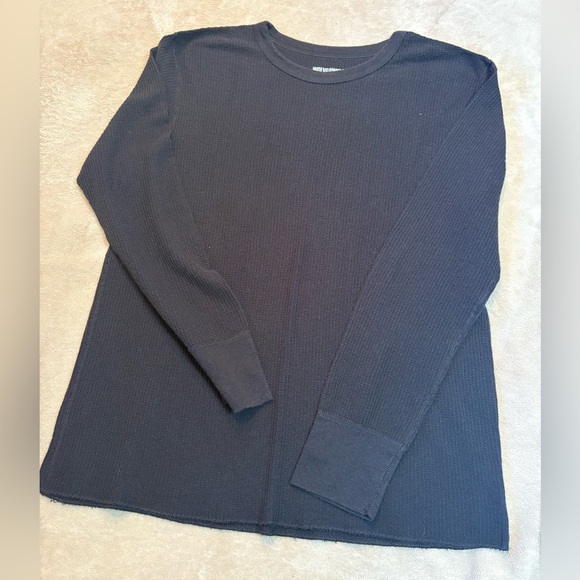 Wolverine Black Waffle Knit Long Sleeve - Picture 1 of 2